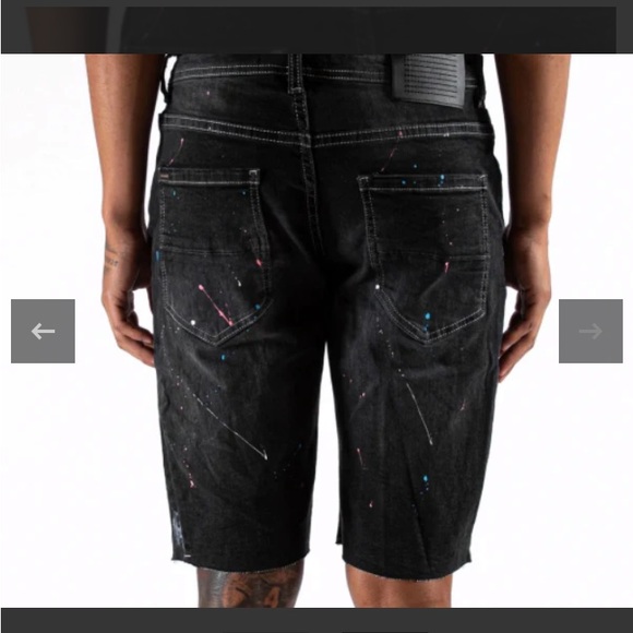 SERENEDE black Distressed painted jeans - Picture 2 of 3